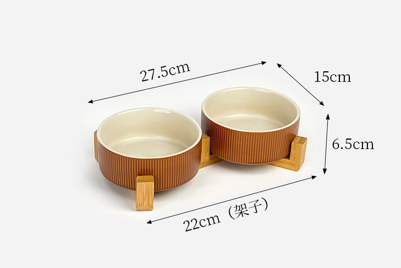 Creative Ceramic Bowl for Cats & Dogs