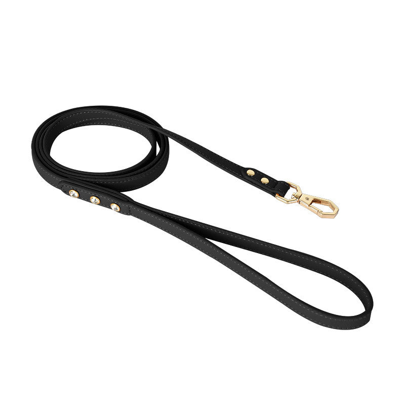 Premium Leather Pet Harness Set