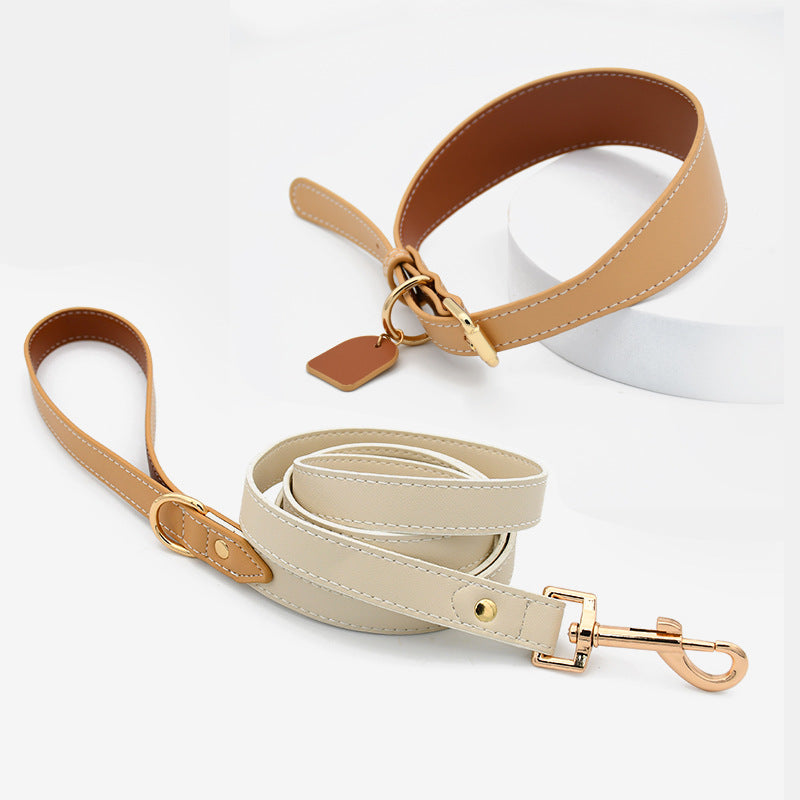 Leather Pet Collars & Leashes