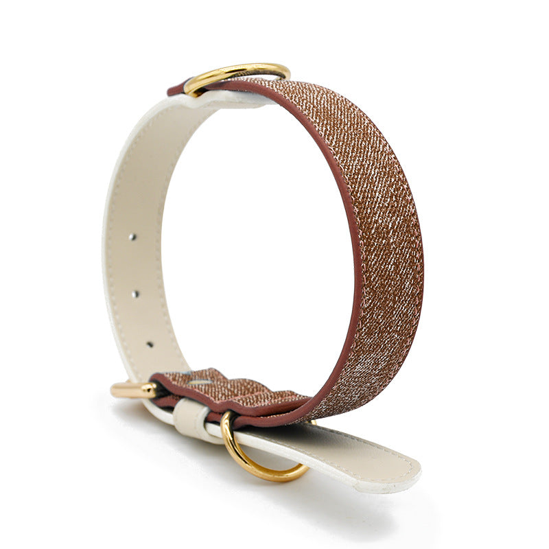 Leather Collar & Leash Set