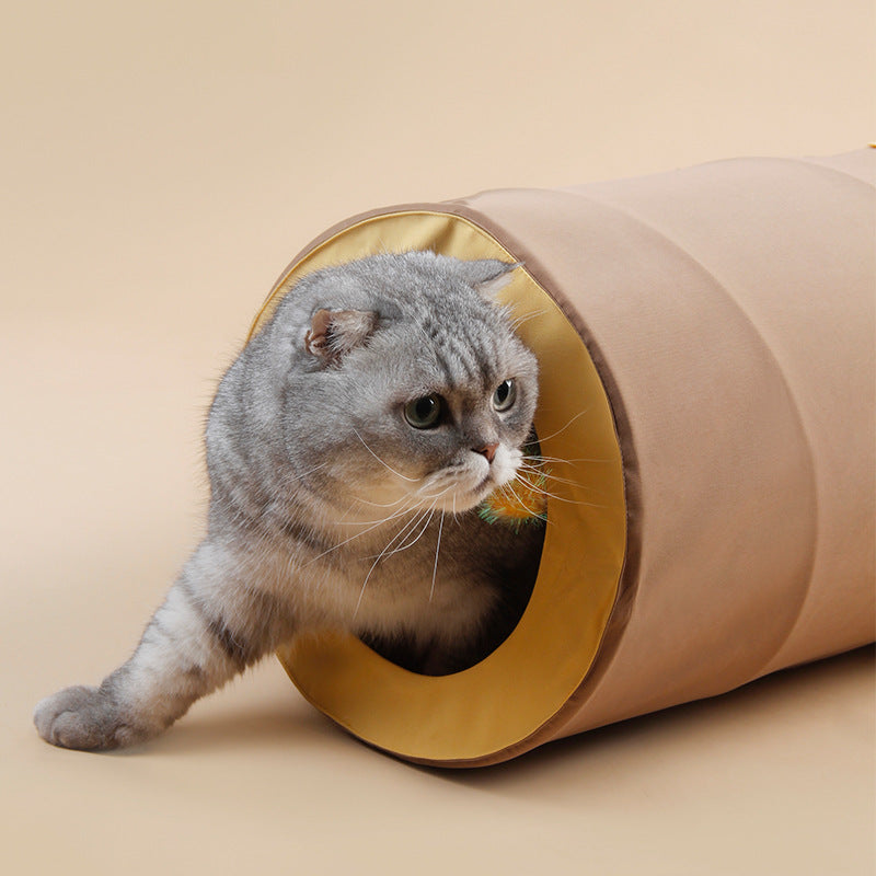 Foldable Cat Play Tunnel