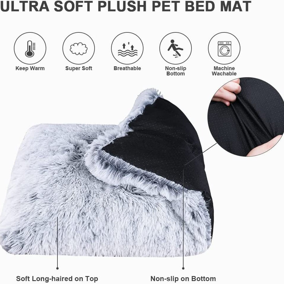 Cozy Plush Dog Mat