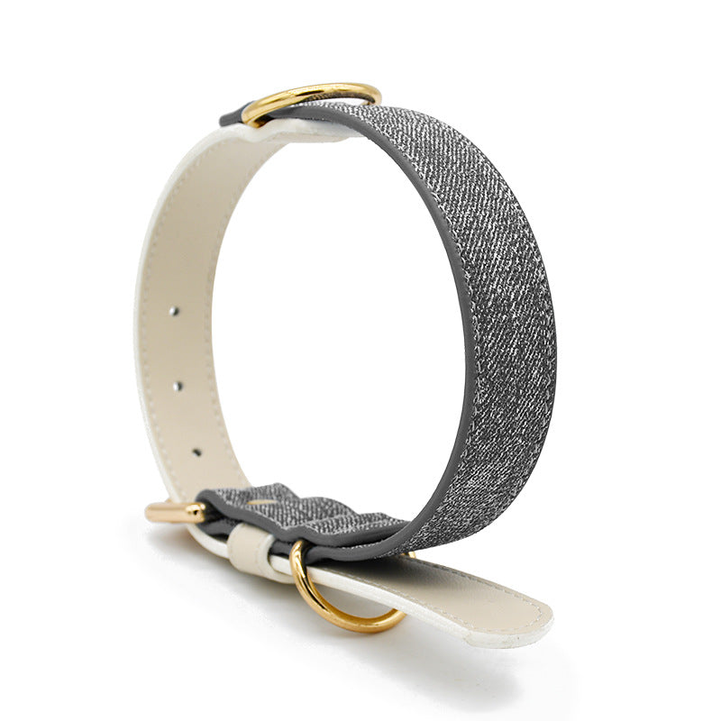 Leather Collar & Leash Set