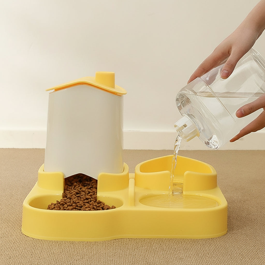 2-in-1 Feeder & Water Bowl