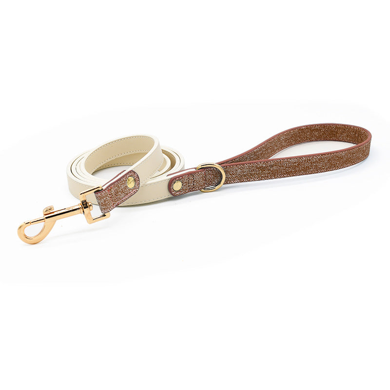 Leather Collar & Leash Set