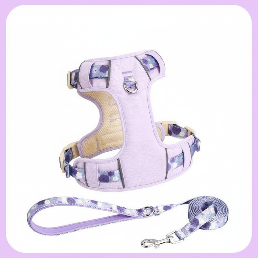 Adjustable Dog Vest Harness with Traction Rope