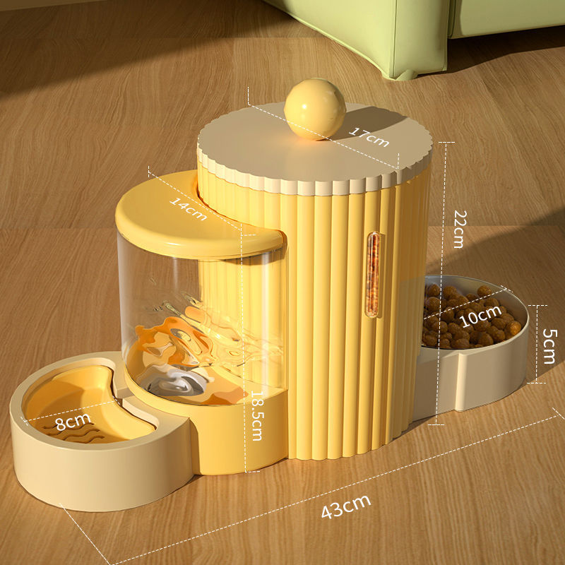Double Bowl Pet Feeder