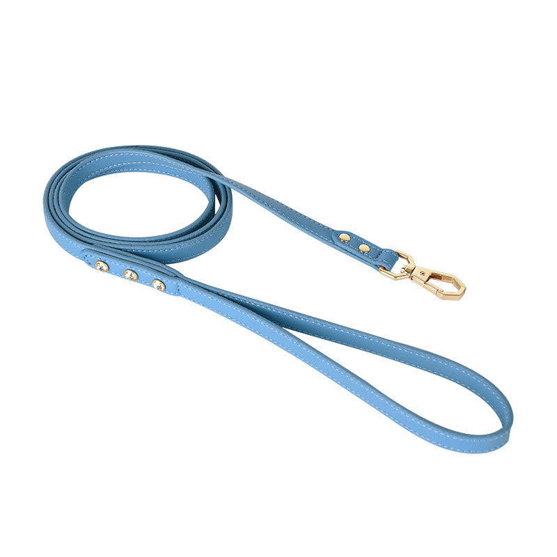 Premium Leather Pet Harness Set