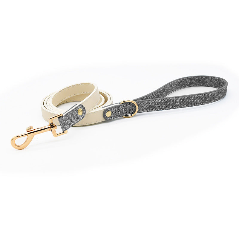 Leather Collar & Leash Set