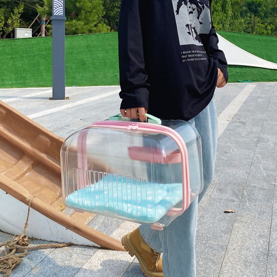 Transparent Pet Trolley