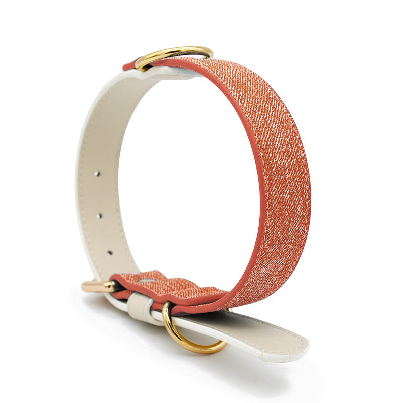 Leather Collar & Leash Set