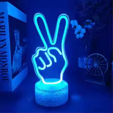 3D LED Neon Night Light