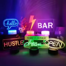3D LED Neon Night Light