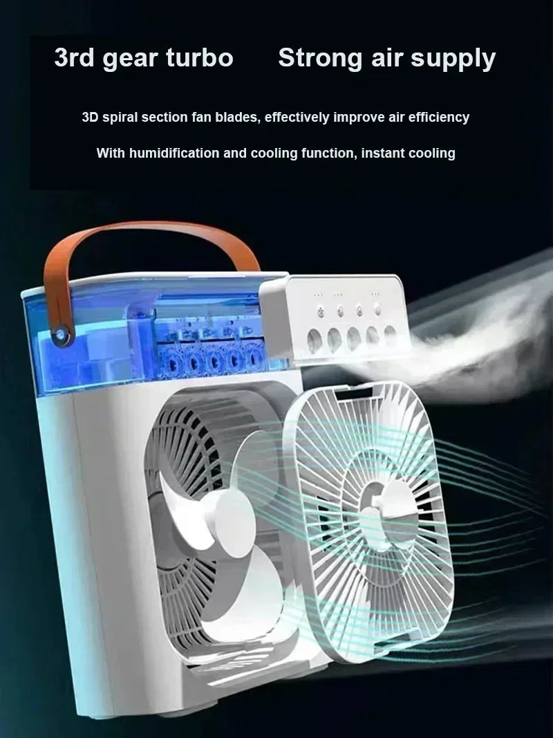 3-in-1 Portable Air Cooler Fan