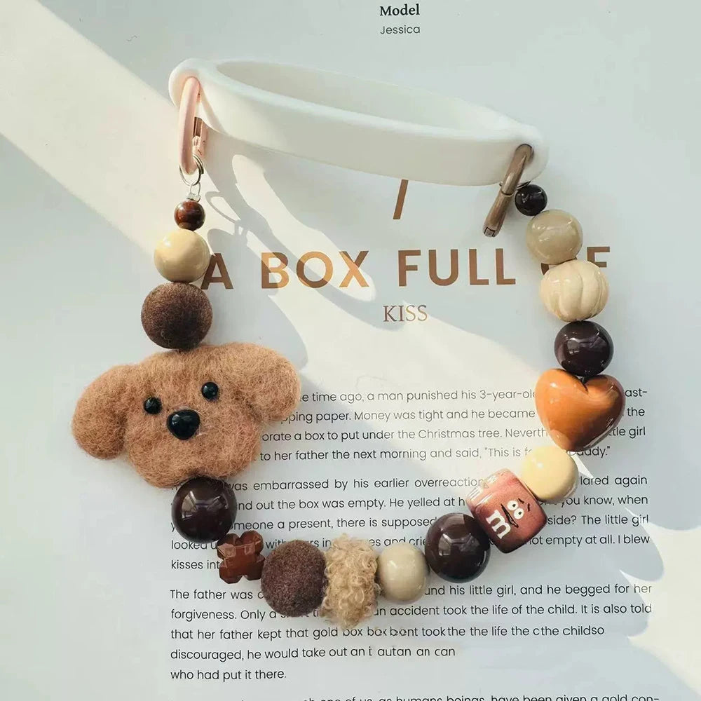 Cute Puppy Beads Strap