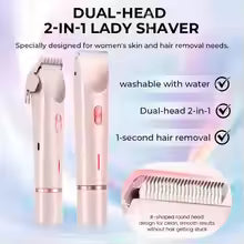 2-in-1 Women’s Electric Shaver & Epilator
