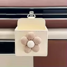 Cute Bow Cloud Car Organizer – Set of 4