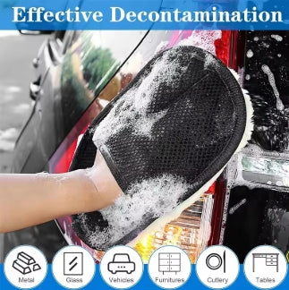 Set of 5 Microfiber Car Wash Mitts
