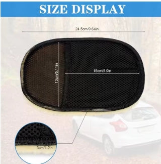 Set of 5 Microfiber Car Wash Mitts