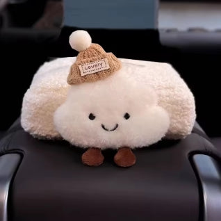 Set of 4 Cloud Car Tissue Boxes