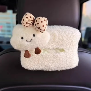 Set of 4 Cloud Car Tissue Boxes