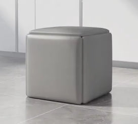 Compact 5-in-1 Cube Stool