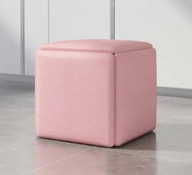 Compact 5-in-1 Cube Stool