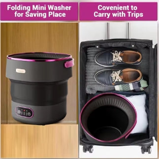 Collapsible Mini Washer & Spin Dryer
