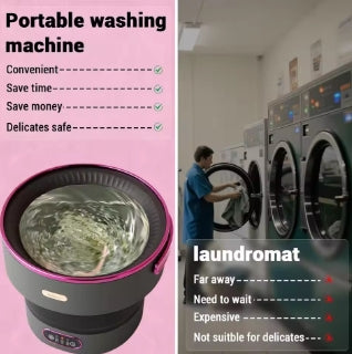 Collapsible Mini Washer & Spin Dryer