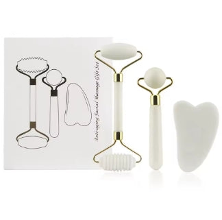 3-in-1 Jade Roller Set