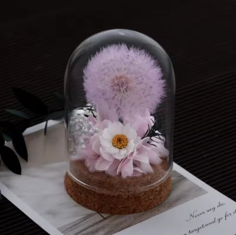 Dandelion Glass Dome