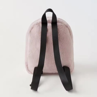 Stitch Pink Leather Backpack