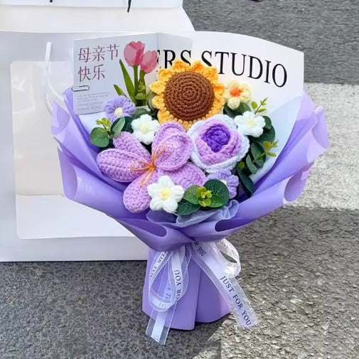 Knitted Flower Bouquet