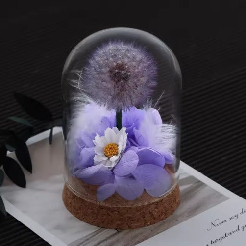 Dandelion Glass Dome