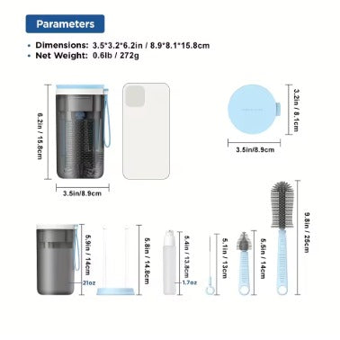 Portable Cleaning Brush Set