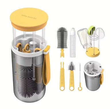 Portable Cleaning Brush Set