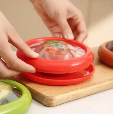 (Set of 4) Silicone Fruit & Vegetable Storage Container