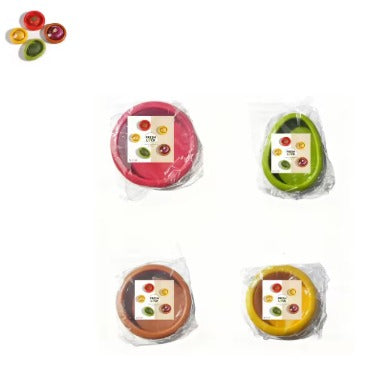 (Set of 4) Silicone Fruit & Vegetable Storage Container